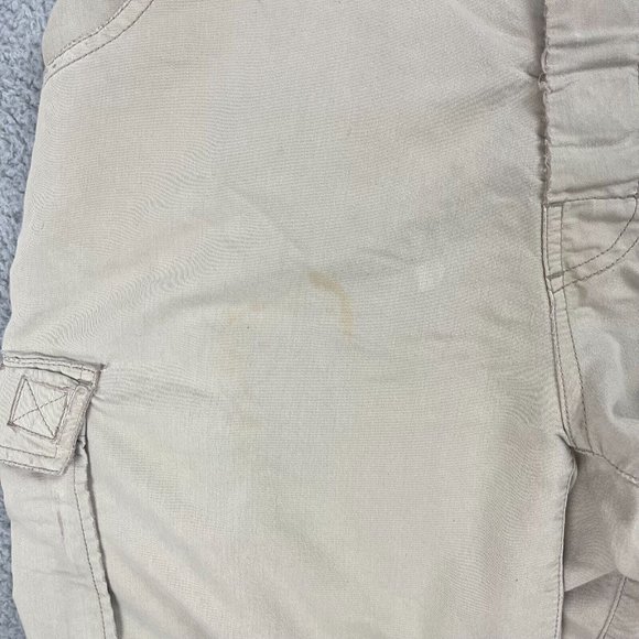 Vintage prAna Shorts Men's Size XL Beige Belted‎ 90's Used - Picture 2 of 9